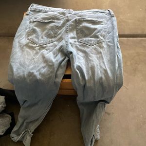 Hollister low-rise crop boyfriend 5 regular 27/25 crop